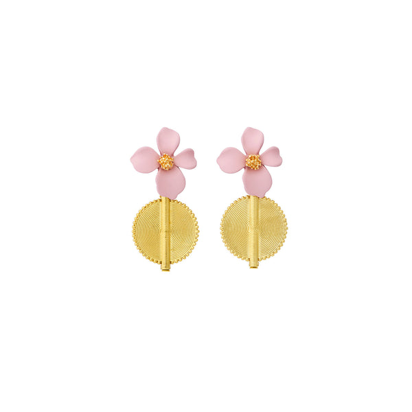 Aflé Bijoux Akan Flowers Earrings - Rosa - AFLE BIJOUX 