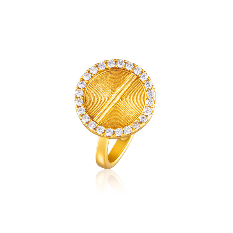 Sparkle Akan Ring Small - AFLE BIJOUX 